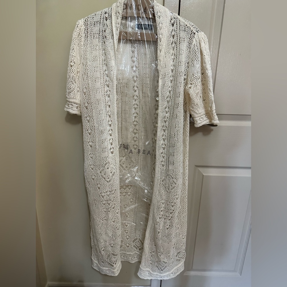 Ralph Lauren crochet duster